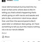 r/CuratedTumblr - Someone please help find [Naruto, Homestuck]