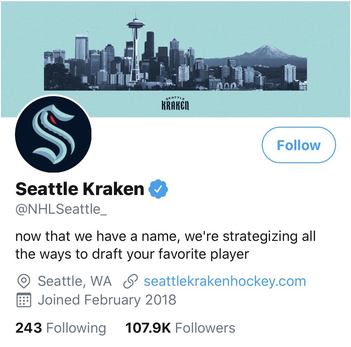 r/hockey - Seattle Kraken getting ready for the expansion draft [Twitter]