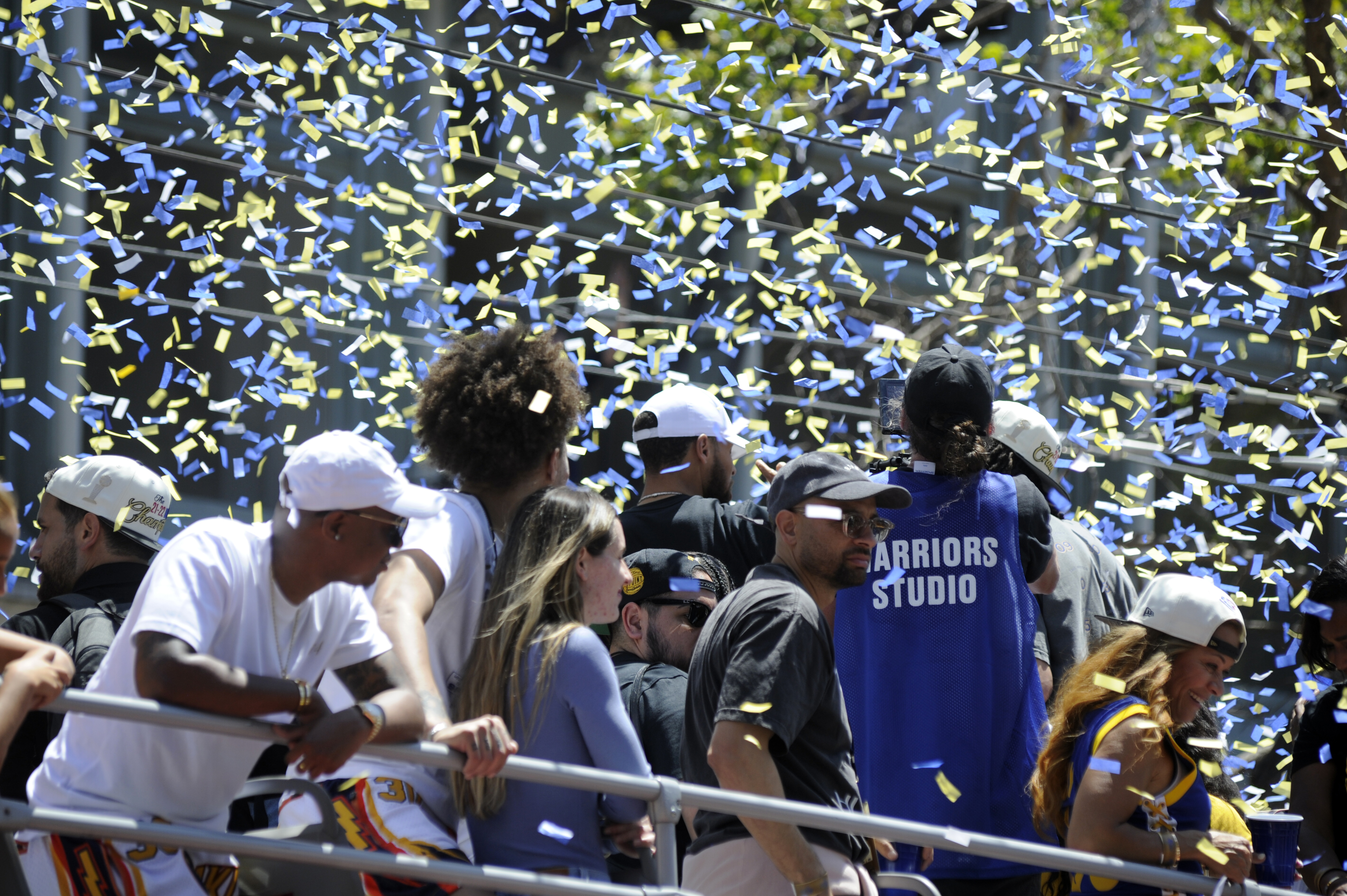 Golden State Warriors NBA championship parade in San Francisco