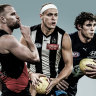 Jake Stringer, Darcy Moore and Charlie Curnow.