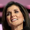 Nikki Haley, former governor of South Carolina, speaks during the Republican National Convention.