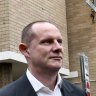 Inner west mayor Darcy Byrne in front of Casa Blanca in Balmain, once a boarding house, now an apartment block for low income residents.