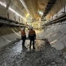 The headrace tunnel that Florence has been excavating.