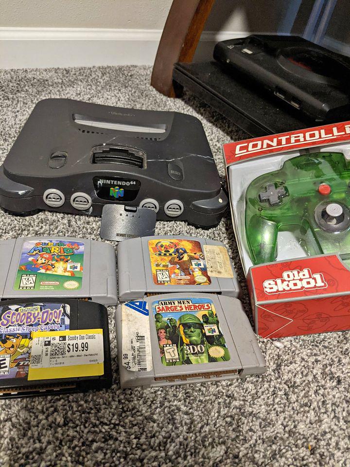 r/gaming - My family went from SNES to PS2 and never got a N64. Years later, I found this at a yard sale for $50. Couldn't be more excited to dive in (especially Super Mario 64)!