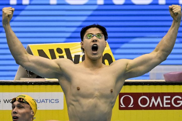 Qin Haiyang was one of the 23 Chinese swimmers to test positive.