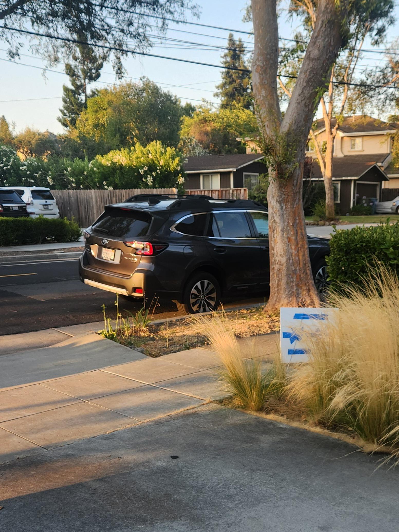 r/mildlyinfuriating - Moved into a house, literally the only thing my neighbor has said is, "don't park in front of my house." Guess whose car that is parked in front of my house.
