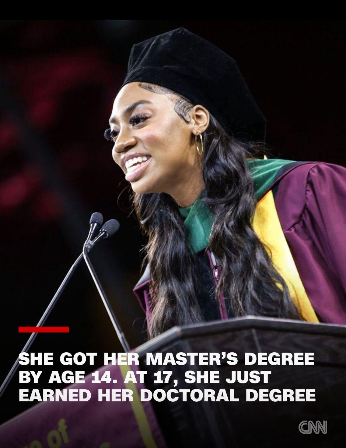 r/BeAmazed - 17 Year Old Earns A Doctorate Degree