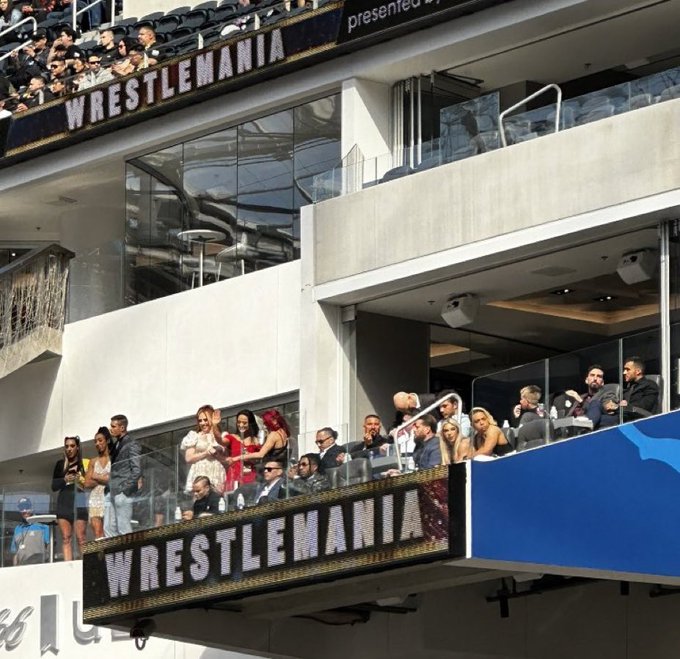 r/SquaredCircle - NXT talent at SoFi Stadium for Wrestlemania