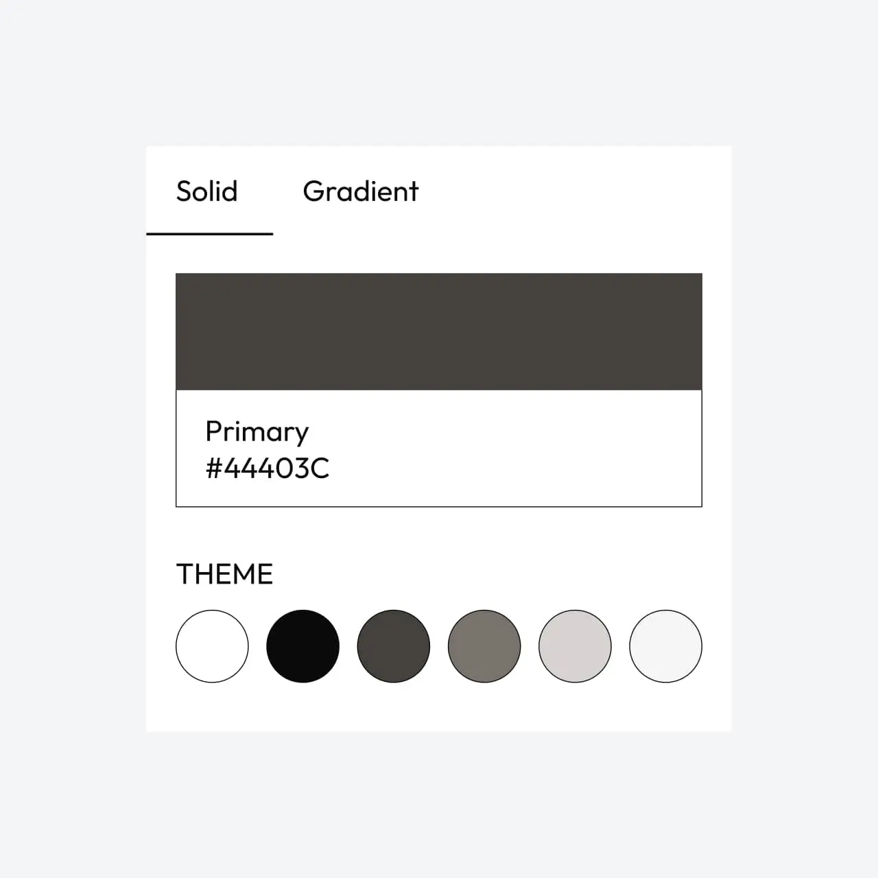 Powder WordPress theme Stone style variation color palette