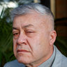 Giovanni Busa at home on Tuesday, July 9, 2024. Giovanni is suing Sydney Eye Hospital after a routine procedure he says left him blind in one eye. Photo: Nikki Short / The Sydney Morning Herald