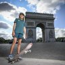 Australian skateboarder Chloe Covell in Paris.