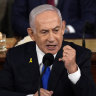 Israeli Prime Minister Benjamin Netanyahu speaks to a joint meeting of Congress.