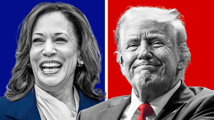 Kamala Harris and Donald Trump