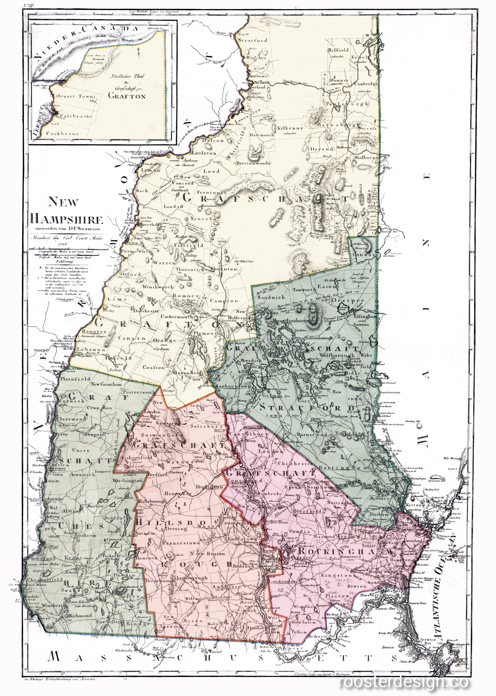 r/newhampshire - 1796 Map of New Hampshire