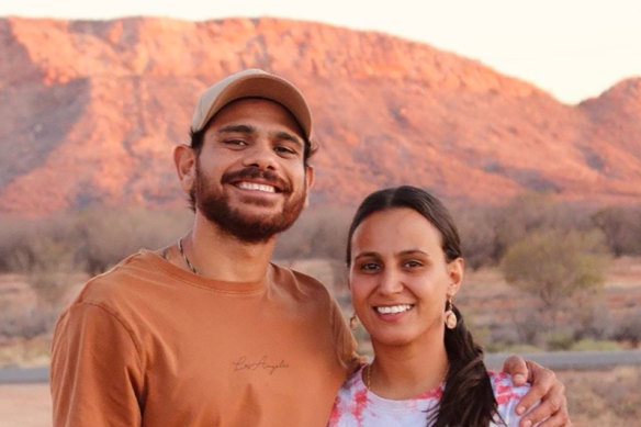 Cyril Rioli and his wife, Shannyn Ah Sam-Rioli.