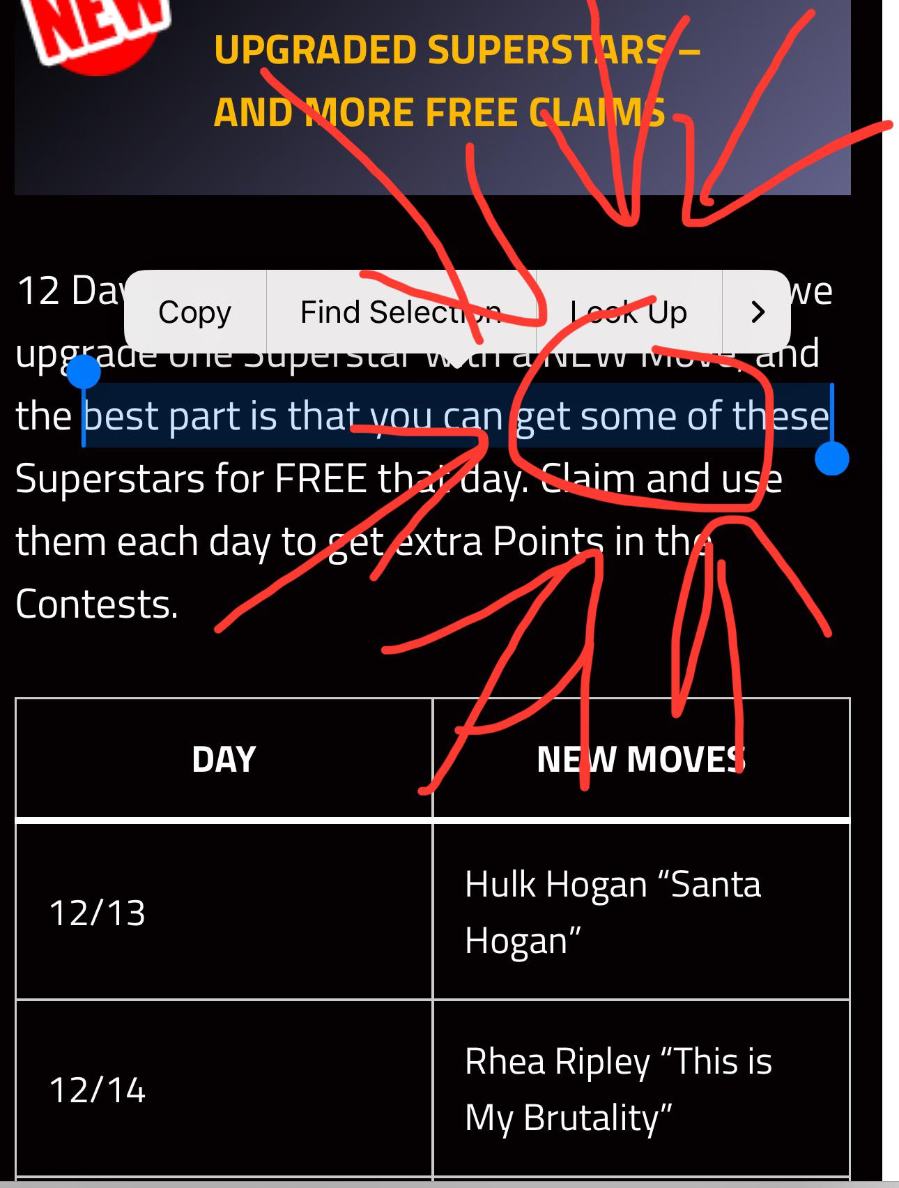 r/WWEChampions - 12 Days Of Wonder Reminder : YOU ARE NOT GETTING EVERY CHARACTER FREE