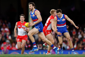 Marcus Bontempelli’s Bulldogs are firing.