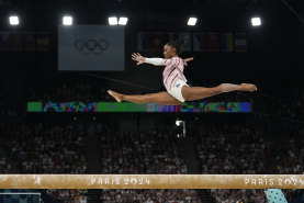 A gold-winning performance from Simone Biles.