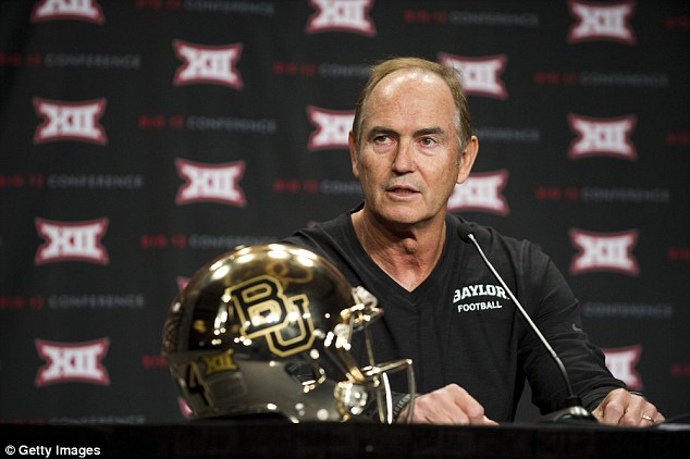 Former head coach Art Briles was fired in May 2016 after it was determined his program acted 'above the rules' and the school mishandled assault complaints across campus for years