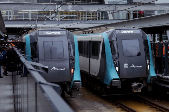 Driverless metro trains.