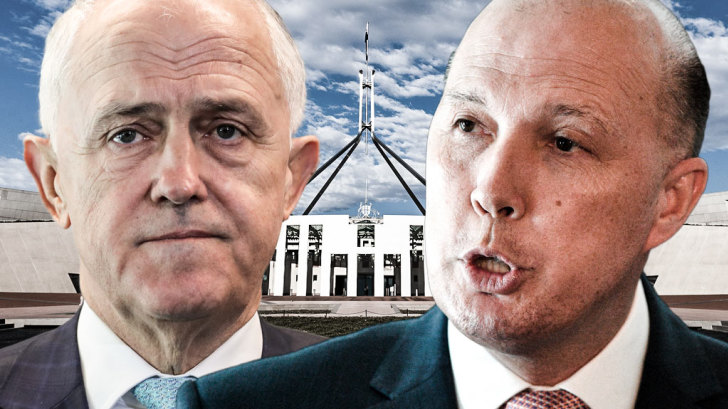 Malcolm Turnbull and Peter Dutton