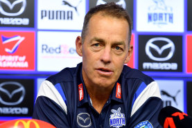 Alastair Clarkson: “Your defenders aren’t expecting that you are just kind of going to give it back so easily.”