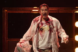 Young Woo Kim as Cavaradossi in Opera Australia’s 2024 production of Tosca.