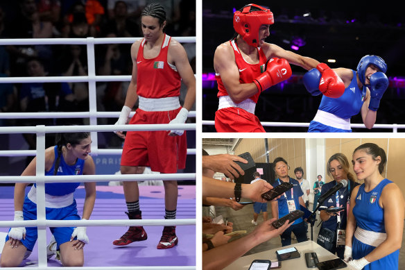 ‘Never felt a punch like this’: The 46 seconds that rocked the Olympics