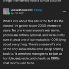 r/CuratedTumblr - "The Internet is a gentrified neighborhood and [Tumblr] is a stubborn old lady refusing to sell her run-down home to developers."