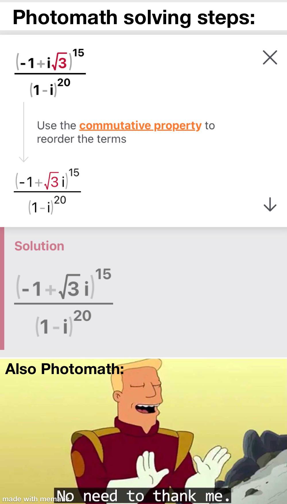 r/mathmemes - Photomath be like: