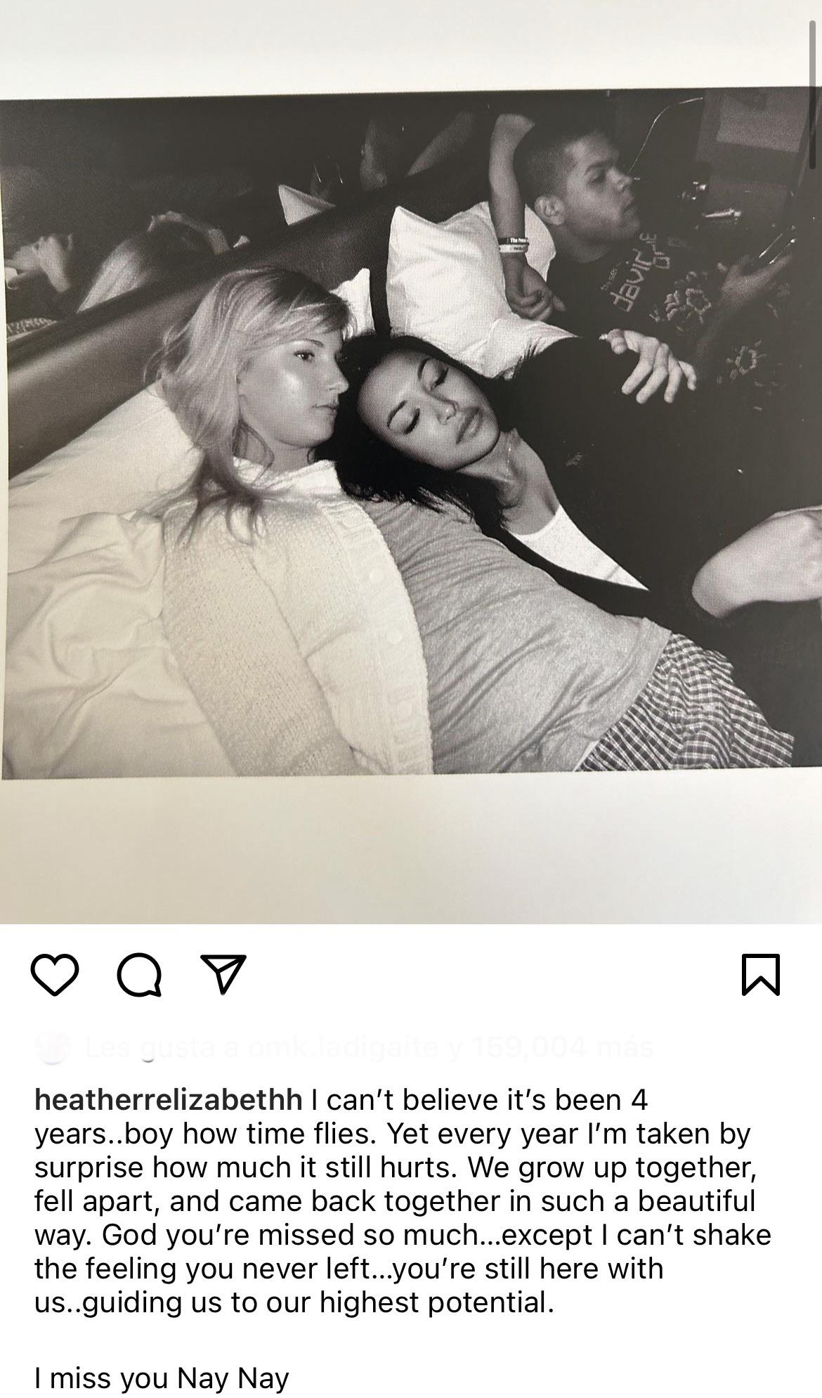 r/popculturechat - Heather Morris remembers Naya Rivera in the 4th anniversary of her passing: "I miss you Nay Nay"