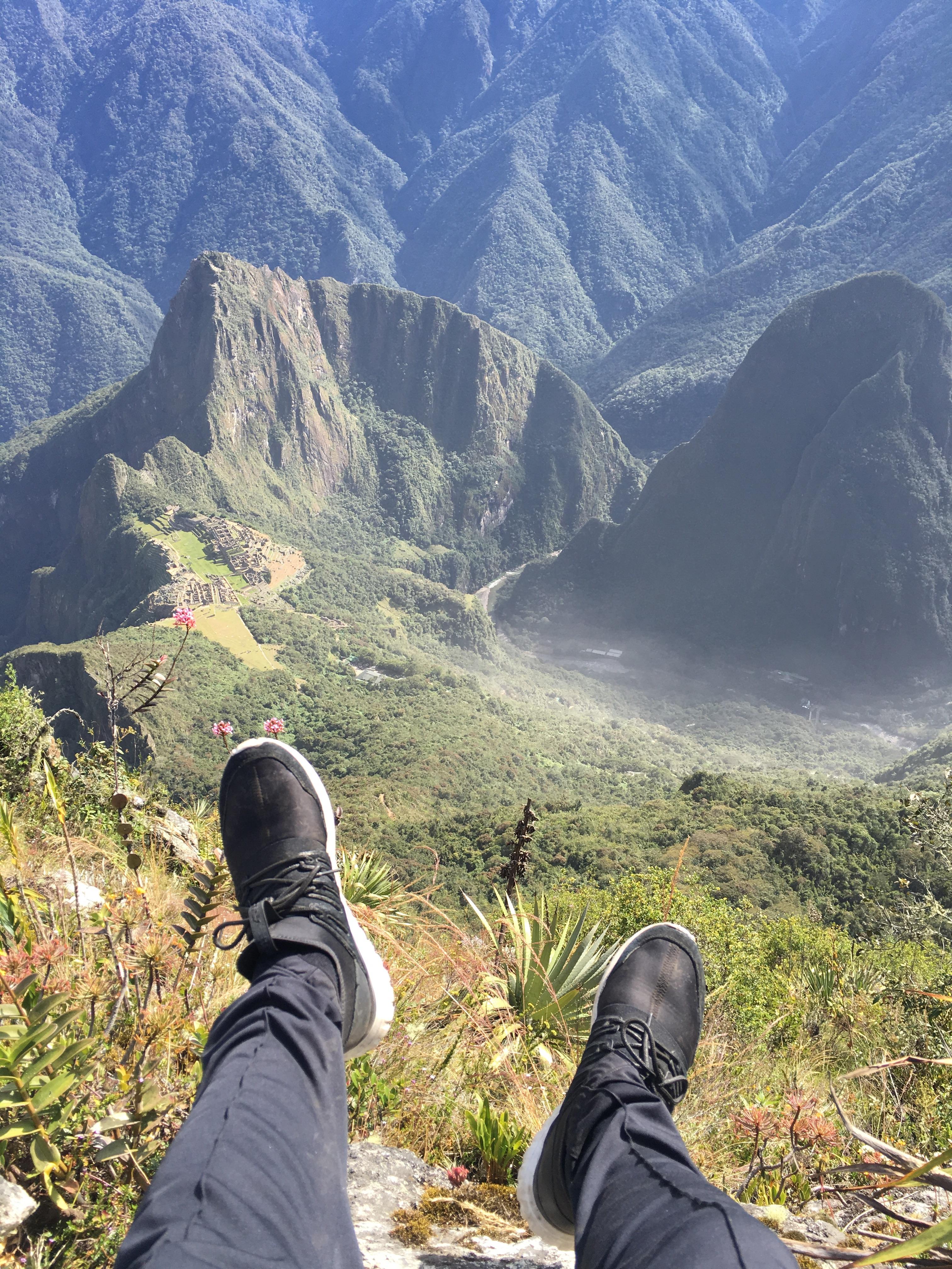 r/travel - My POV from the peak of Montana Machu Picchu