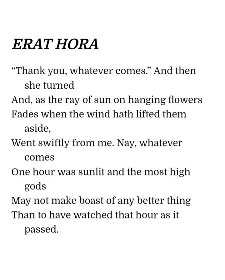 r/Poetry - [POEM] Erat Hora by Ezra Pound