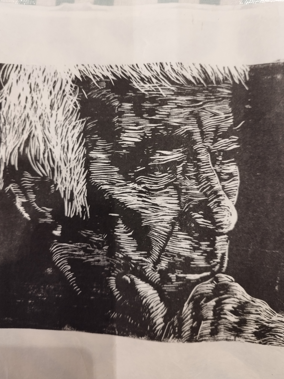 r/linocut - Seamus Heaney Irish Poet