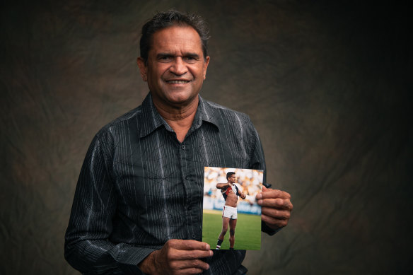 Nicky Winmar in the ABC TV factual series I Was Actually There.