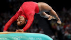 Simone Biles in action.