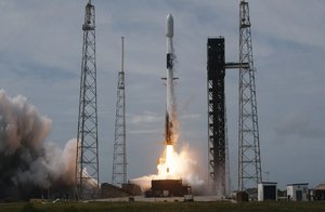 Northrop Grumman’s Cygnus spacecraft for the company’s 21st commercial resupply services mission for NASA launched on a SpaceX Falcon 9 rocket from Space Launch Complex 40 at Cape Canaveral Space Force Station in Florida.