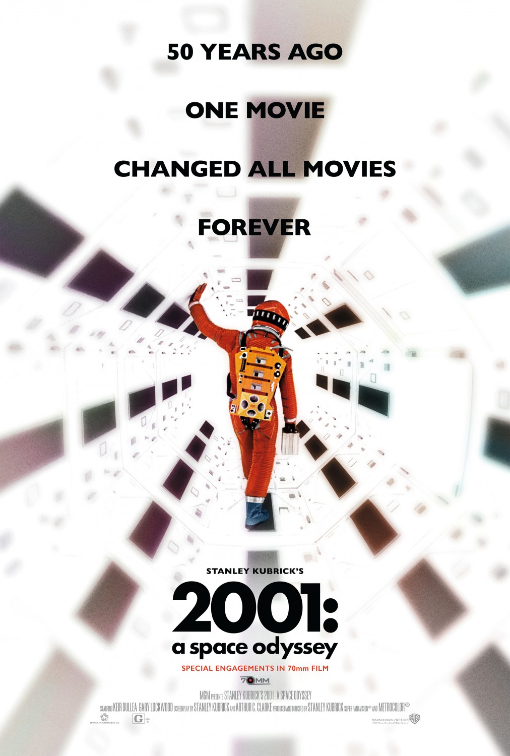 r/movies - Poster for the 50th Anniversary Re-Release of Stanley Kubrick's '2001: A Space Odyssey'