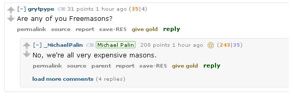 r/dadjokes - Monty Phyton's Michael Palin is a true dad.