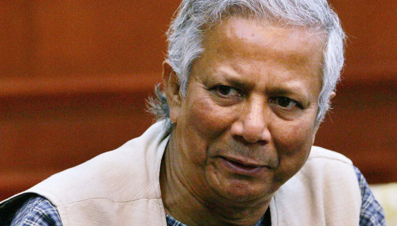 Nobel Peace laureate Muhammad Yunus.