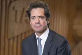 Former AFL chief executive Gillon McLachlan is the new Tabcorp boss.