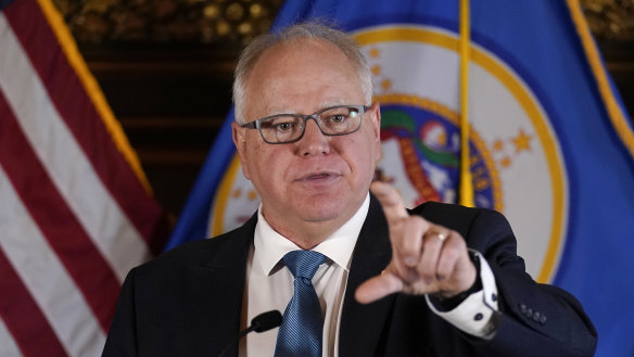 Democratic Vice Presidential candidate Tim Walz.