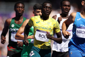 Peter Bol was seventh in his heat on Wednesday. 