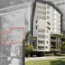 Composite image: Concept plan for the Thomas Street boutique apartment in Nedlands