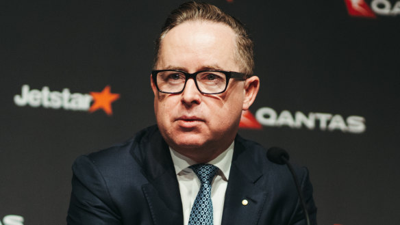 Former Qantas boss Alan Joyce.