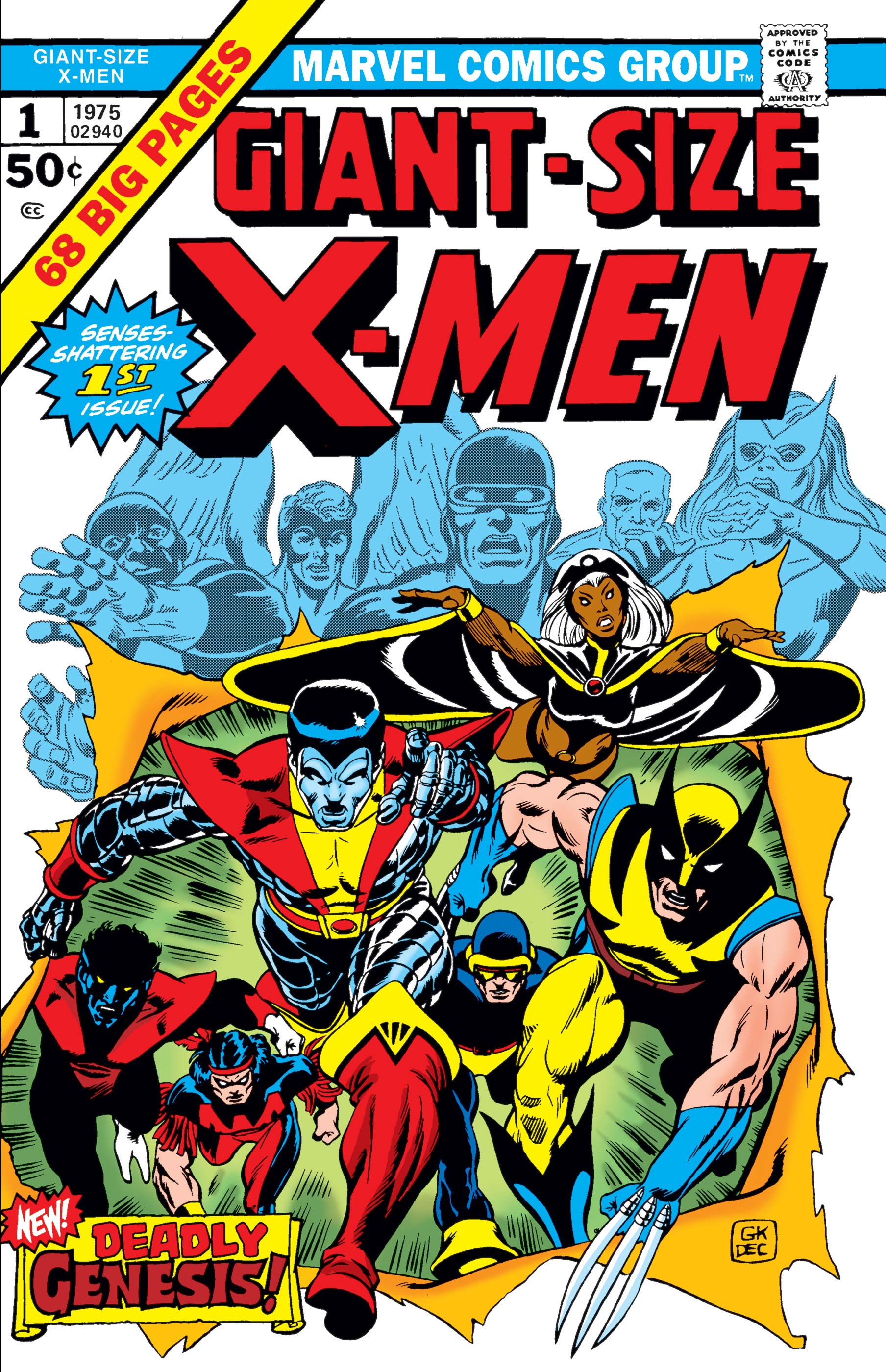 r/BronzeAgeComics - Giant Size X-Men #1 (1975) Art by Gil Kane & Dave Cockrum [One of the most iconic Comic book covers of all time]