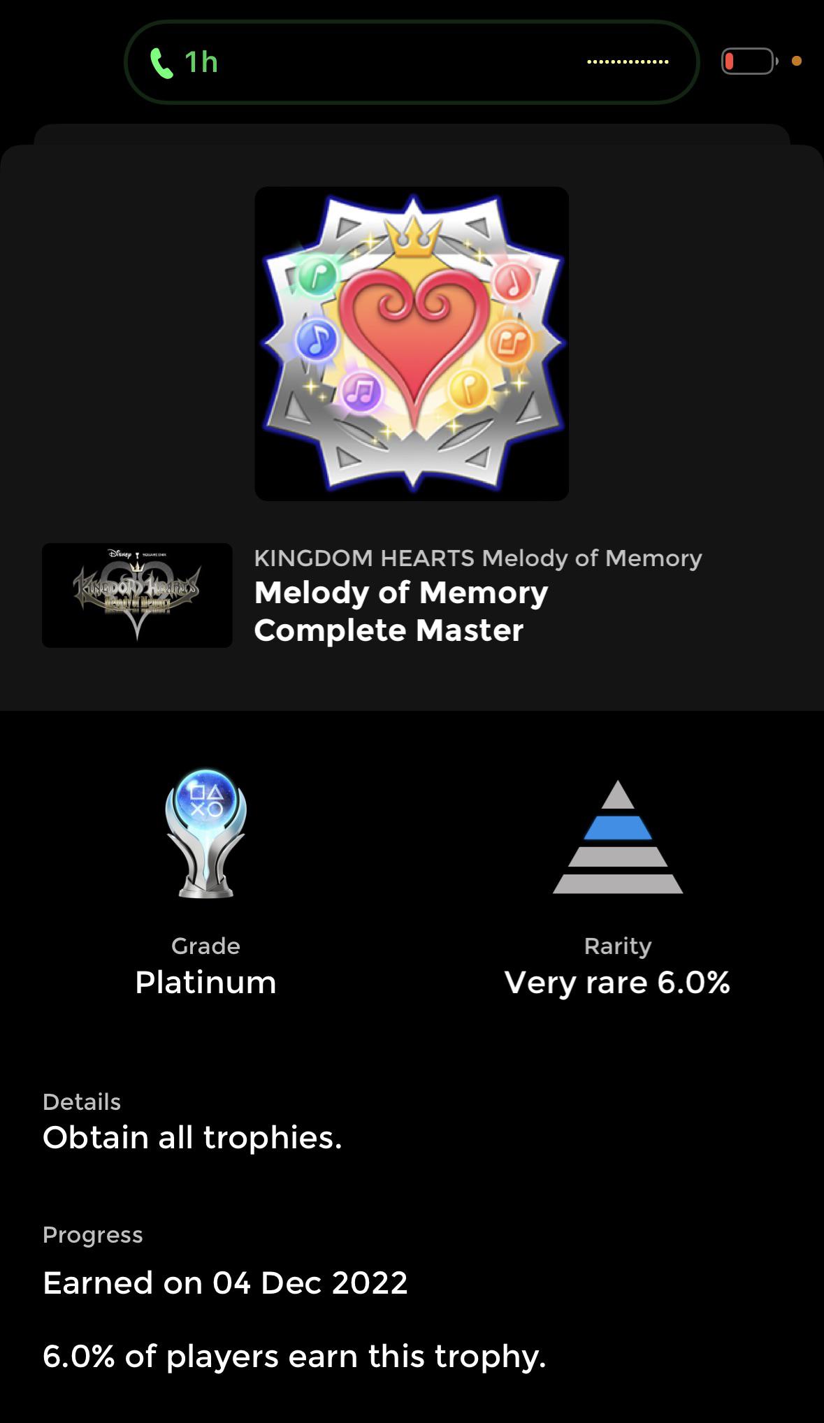 r/Trophies - [Kingdom Hearts Melody of Memory] - #82