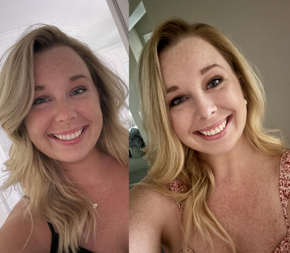 r/MadeMeSmile - the difference a 40lb weight loss made for me 