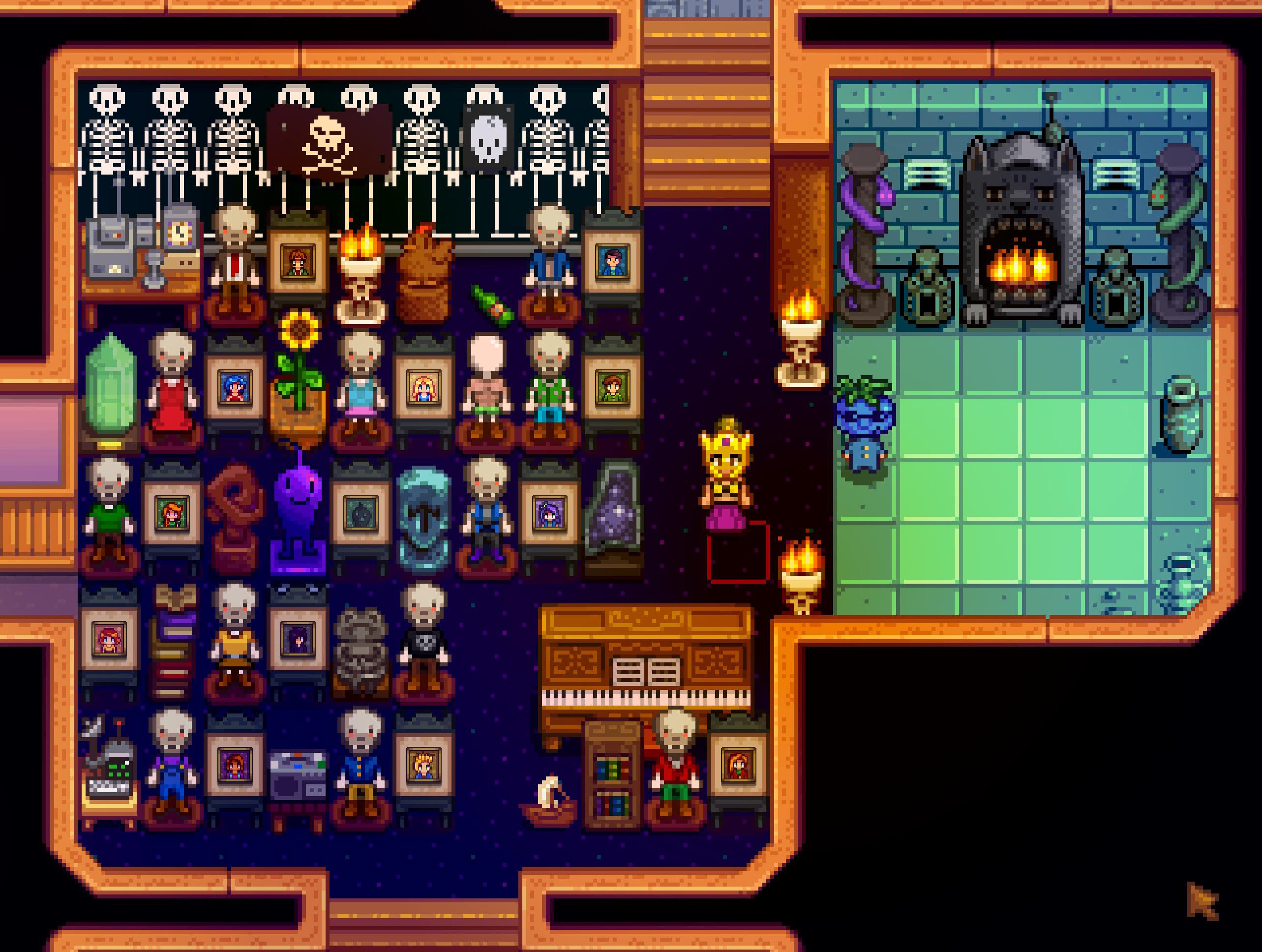 r/StardewValley - Here’s the room where I store the souls of the townspeople. That’s a normal thing to have, right?