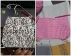 r/crochet - I took note of what you guys told me and ta-da! I abandoned the one on the left and am currently working on the pink scarf using a single crochet stitch for the entire scarf. Constructive criticism is accepted!